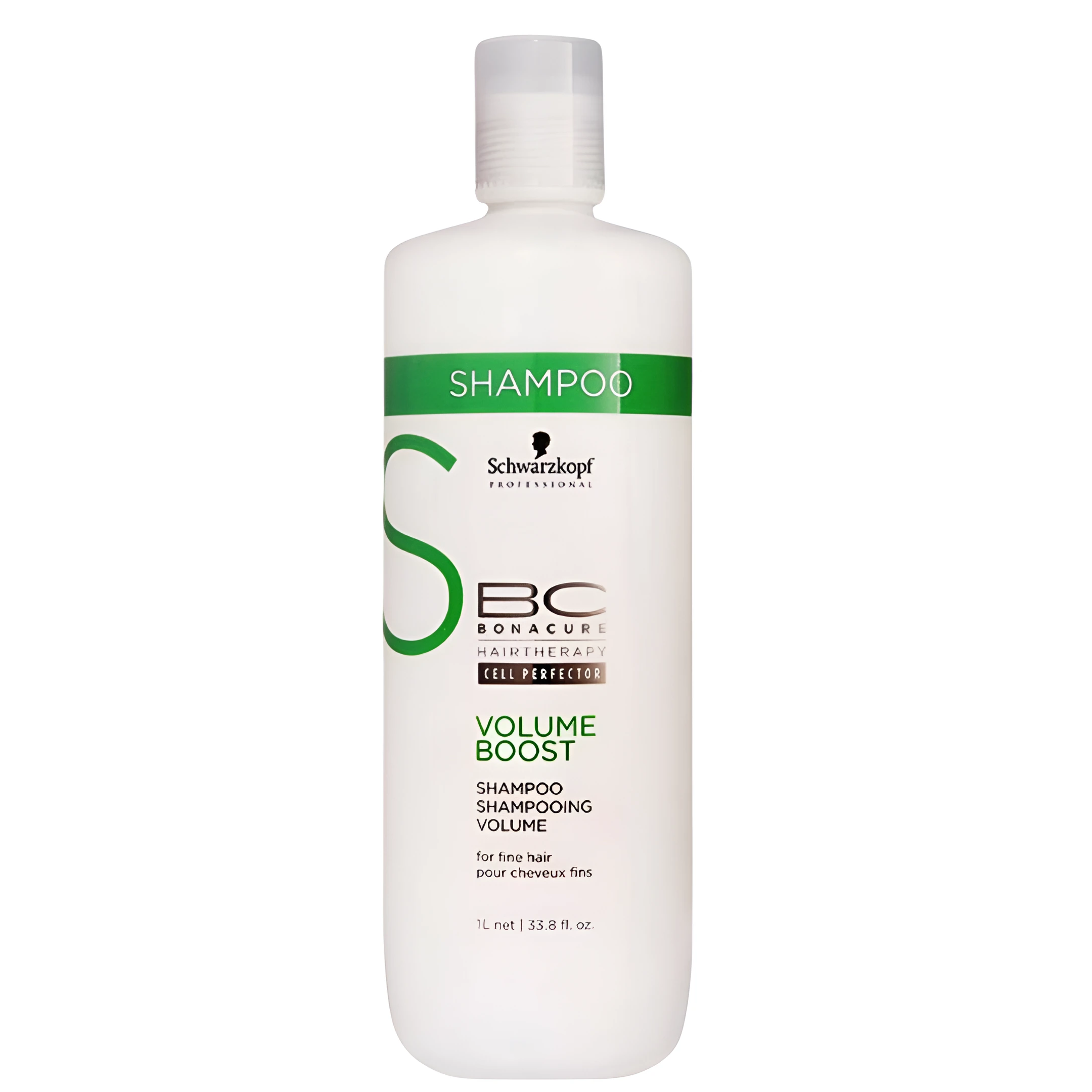 Shampoo Schwarzkopf BC Voluminizador 1L – Shampoo que aporta volumen y densidad al cabello fino.